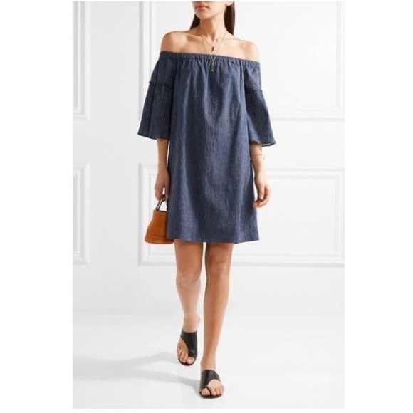 Madewell Pinstripe Sundress. - Picture 1 of 7